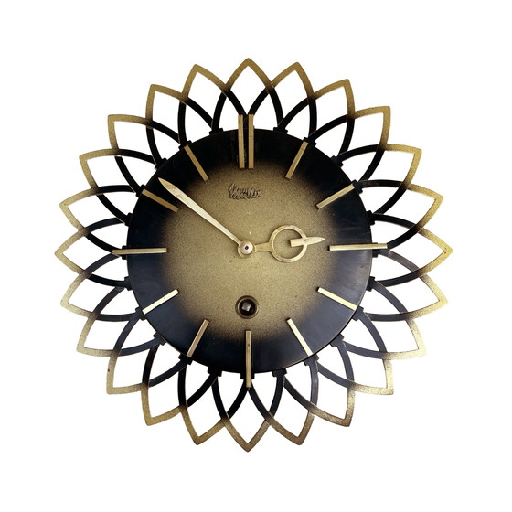 Image 1 of Mechanical sun hanging clock, Müller, Germany, 1960s.