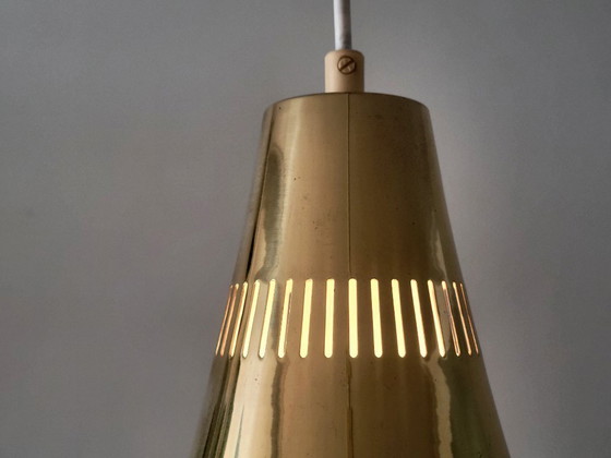 Image 1 of Lampada a sospensione vintage in ottone di Hans Agne Jakobsson, modello T 598