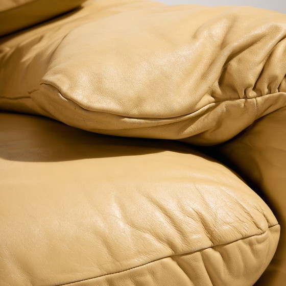 Image 1 of MK11585 Juego de cuero Maralunga de Vico Magistretti para Cassina. Juego de 3