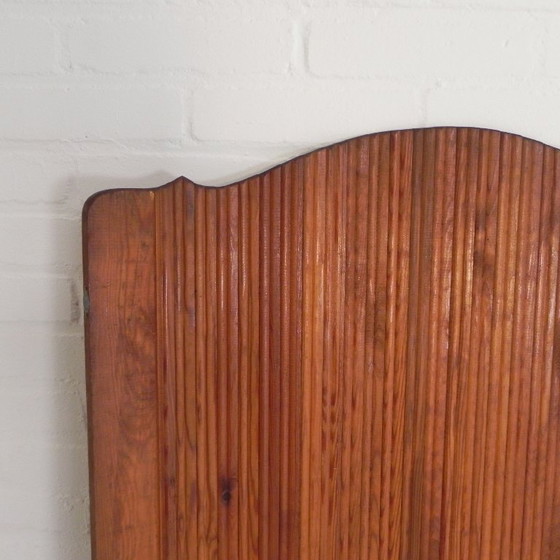 Image 1 of Separador de ambientes S.N.S.A. con listones de pino estilo Baumann, década de 1950.