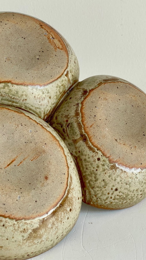 Image 1 of Piatto da antipasto in gres smaltato vintage