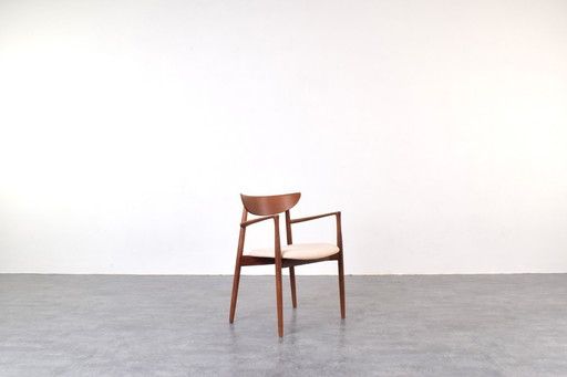 Poltrona Mid-Century in teak di Harry Østergaard per Randers Møbelfabrik, anni '60