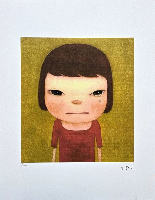 D'après Nara Yoshitomo, Larmes de rage, années 1990, lithographie en édition limitée