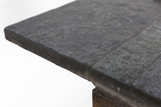 Image 1 of Table basse brutaliste signée faite à la main par Pia Manu, années 1960