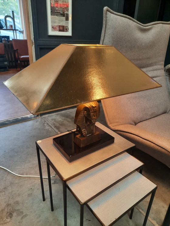 Lampada da tavolo vintage Hollywood Regency – Lampade da tavolo, Metallo, Legno (photo 7 of 7)