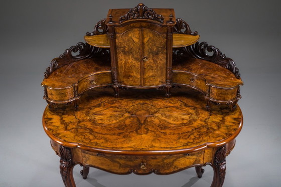 Escritorio Tocador Antiguo Louis Philippe de Nogal, 1860 – Wood (photo 2 of 28)