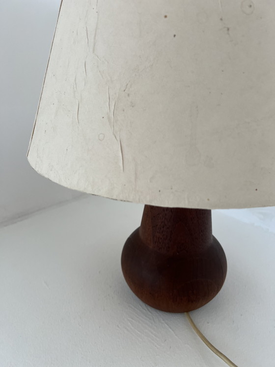 Image 1 of Teak & Paper Table Lamp '60