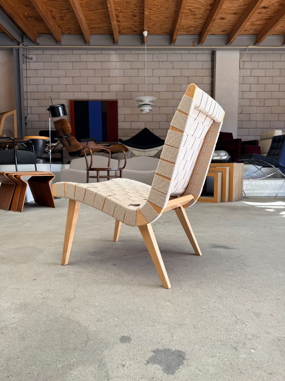 Knoll Risom lounge chair, Jens Risom, Sillas y sillones, Textil, Madera, Beige (foto 8 de 13)