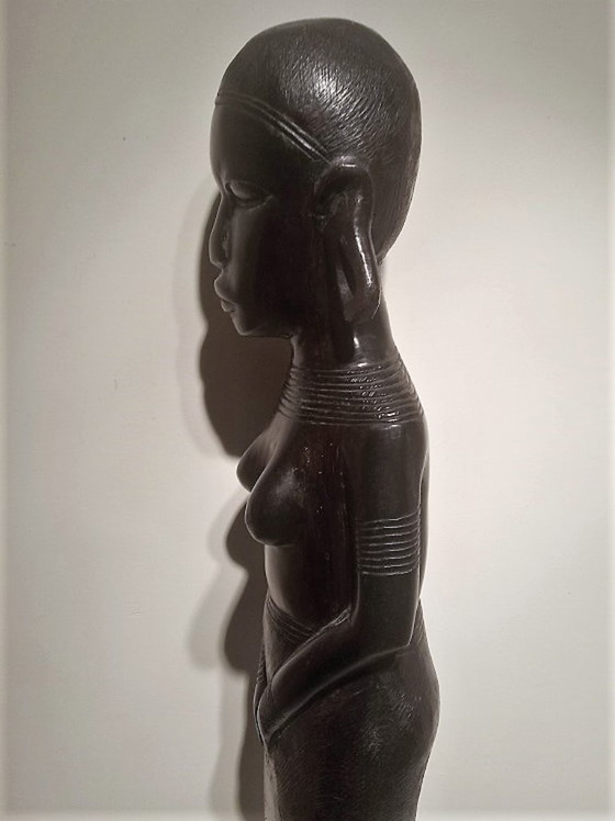 Image 1 of Très grande sculpture en ébène