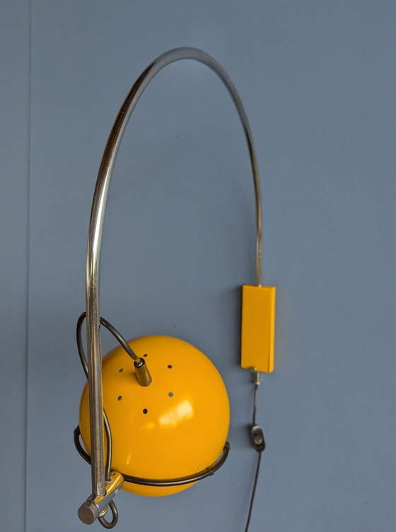 Image 1 of Vintage Gepo booglamp 1960s