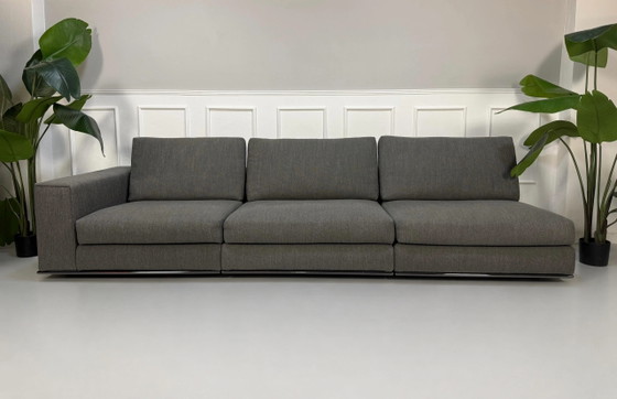 Image 1 of Minotti Hamilton Bank Stoff Grau Bank Ausstellungsstück