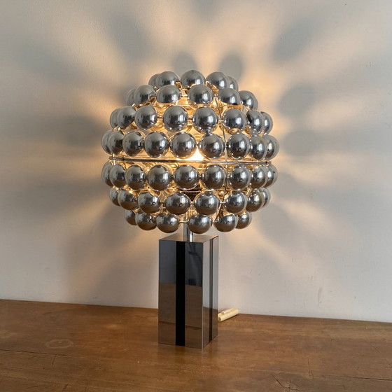 Kinetic lamp. 1970. Space age. – Table lamps, Plastic, Metal (photo 4 of 7)
