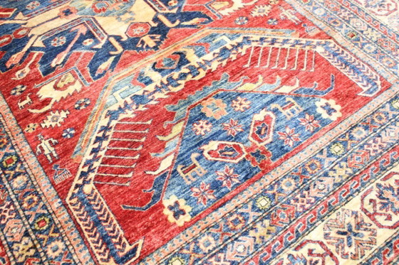 Image 1 of Original Hand-Knotted Kazak Antique Rug 346 x 252 cm
