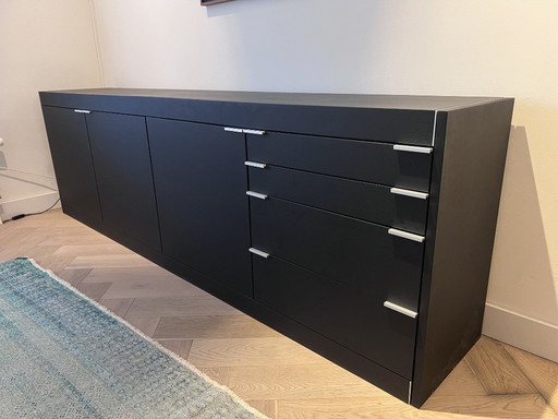 Pasatoe sideboard L-series matt black oak