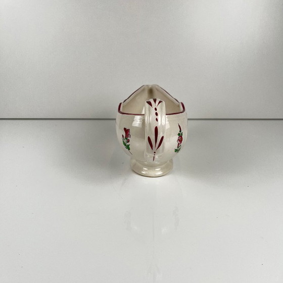 Image 1 of Long sauce boat, Réverbère model, by KG Lunéville