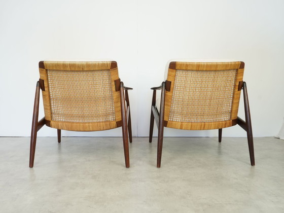 Image 1 of 2 fauteuils Hartmut Lohmeyer pour Wilkhahn, design Mid Century