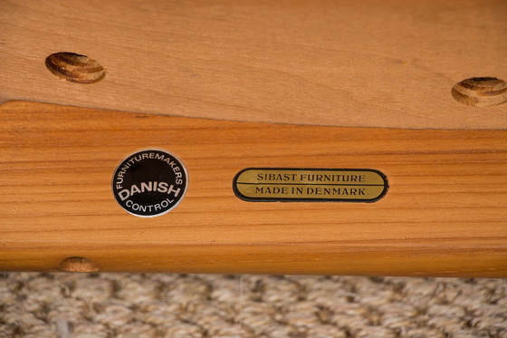 Image 1 of Poltrona danese in teak e skai disegnata da Helge Sibast per Sibast nel 1955.