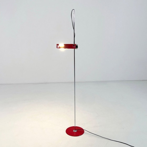 Image 1 of Red Spider Floorlamp by Joe Colombo for Oluce, 1970s
