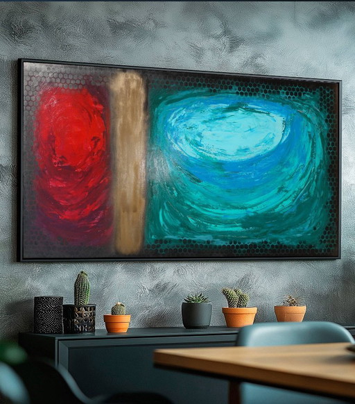 Abstraction A1365 - peinture abstraite XXL