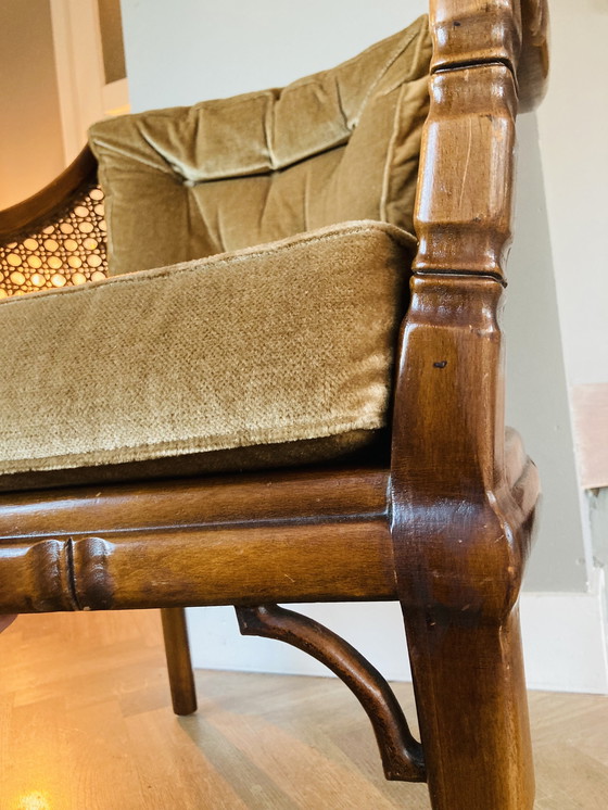 Image 1 of 70S Giorgetti Armchair, Hollywood Regency Style