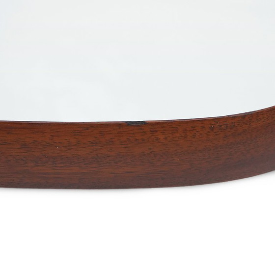 Image 1 of Espejo de pared con marco rectangular de teca, años 60