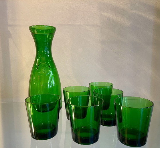 Image 1 of Caraffa da vino italiana con 6 bicchieri
