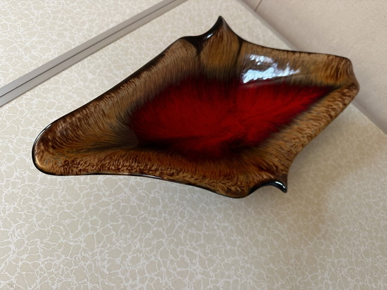 Image 1 of Large vintage ceramic bowl/empty pocket attributed to Vallauris