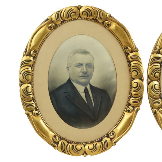 Image 1 of Antieke Portretten  Bladgoud ca 1900