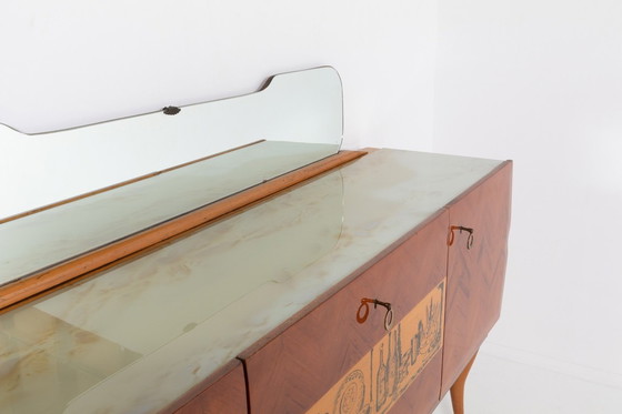 Image 1 of Buffet/bahut moderne italien par Vittorio Dassi, années 1950