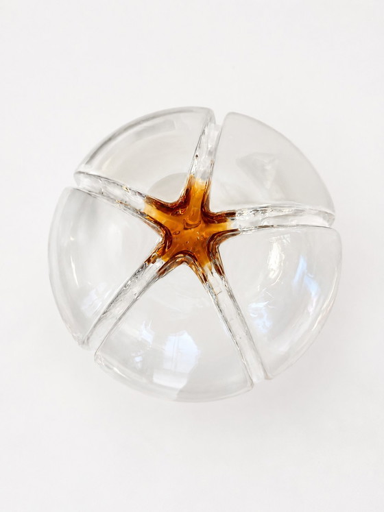 Image 1 of XXL Murano Table Lamp Attributed to Toni Zuccheri for AV Mazzega 70s