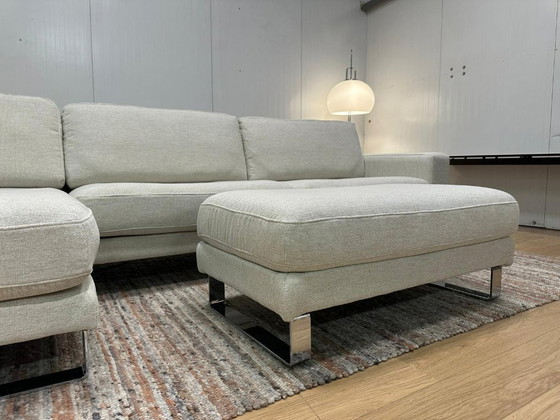 Image 1 of Rolf Benz Ego Corner Sofa + Stool