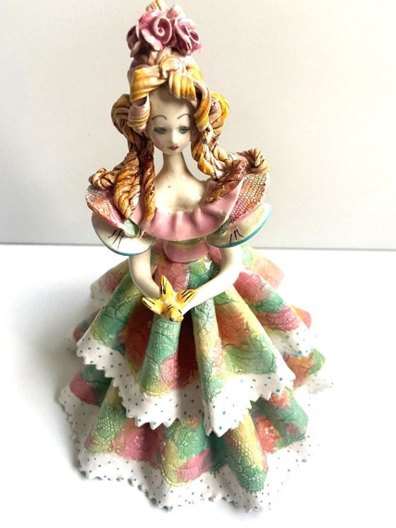 Image 1 of Collection Sujet Figurine Poupée Biscuit de Porcelaine Signée Cythère Napoléon III