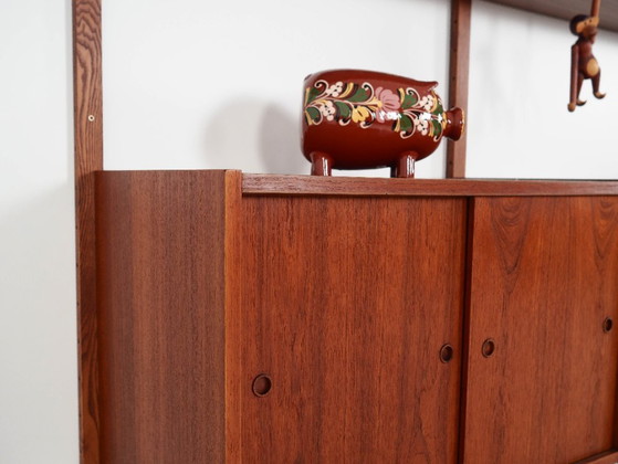 Image 1 of Teak modular bookcase PS System, Danish design, 1960s, manufactured by Randers Møbelfabrik