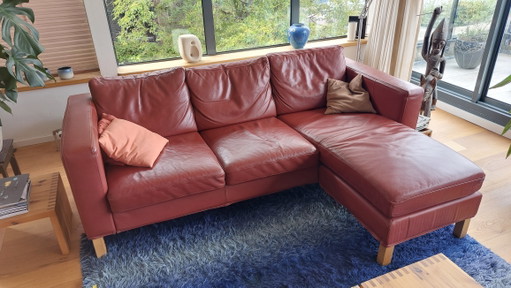 Ikea Karlstad 3-seater – 3 5 zitsbanken, Leather (photo 2 of 7)