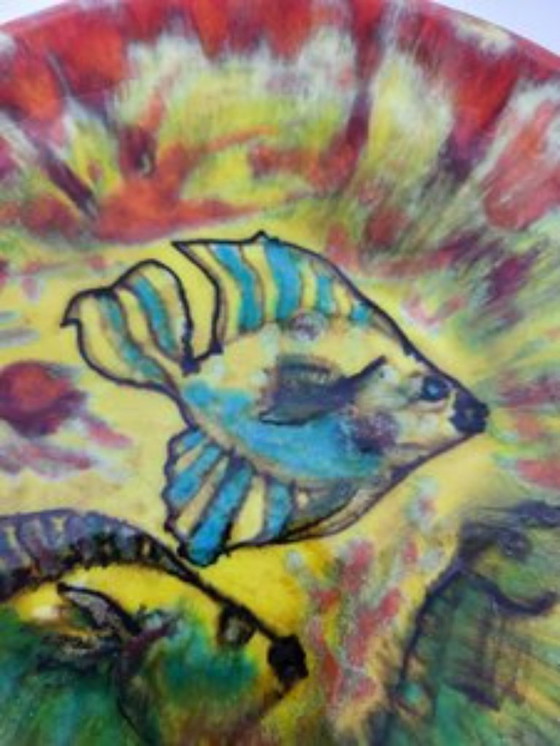 Image 1 of Placa decorativa Youen para Quimper, Francia1950s