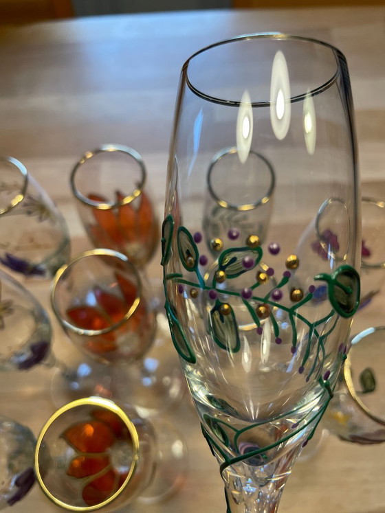 Juego exclusivo de Paul Nagel, serie Tiffany, 11 copas de champán. – Vasos y jarras, Glass (photo 3 of 14)