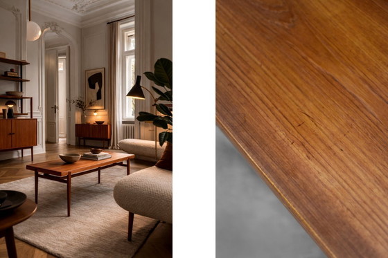 Image 1 of Moderne Zweedse Cosmos salontafel uit het midden van de eeuw door Sven Engström & Gunnar Myrstrand voor Tingströms, jaren 60