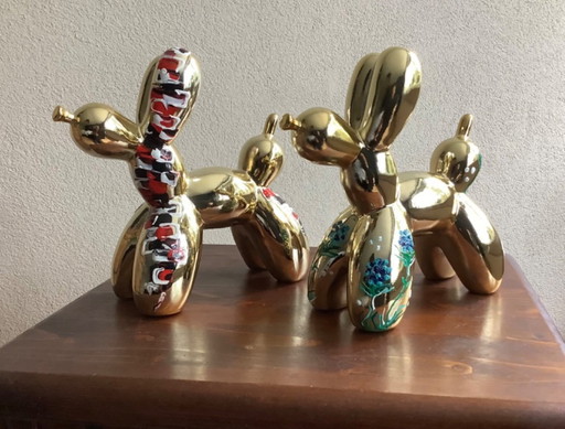 Balloon Dog (nach Jeff Koons) 2 Versionen