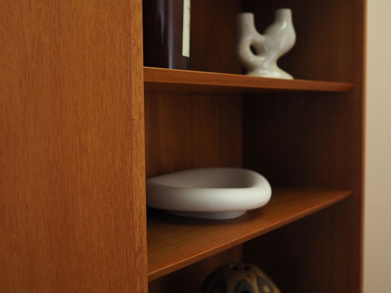 Teak-Regaleinheit von Hundevad & Co. mit verstellbaren Einlegeböden, dänisches Design 1960er Jahre (photo 8 of 13)