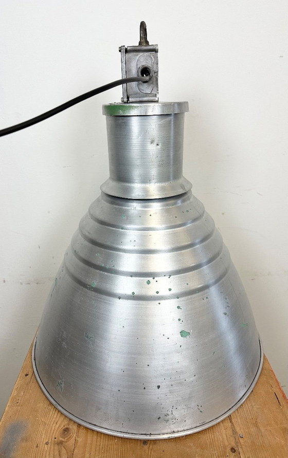 Image 1 of Grande lampada a sospensione industriale in alluminio di Elektrosvit, anni '60