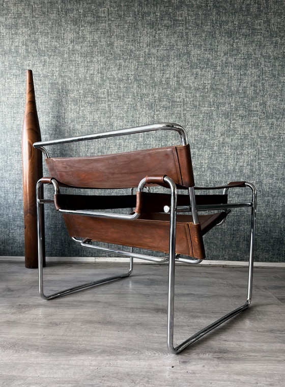 Image 1 of Vintage Wassily-stoel van Marcel Breuer voor Fasem