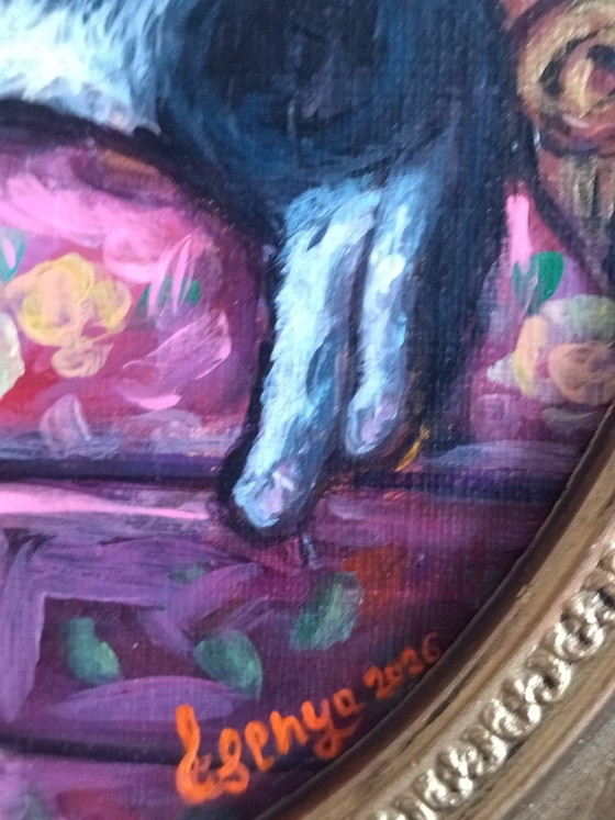 Quadro pittura gatto Arte Naïf – Ksenia Bondarenko, Ceramica, Tela (photo 6 of 10)