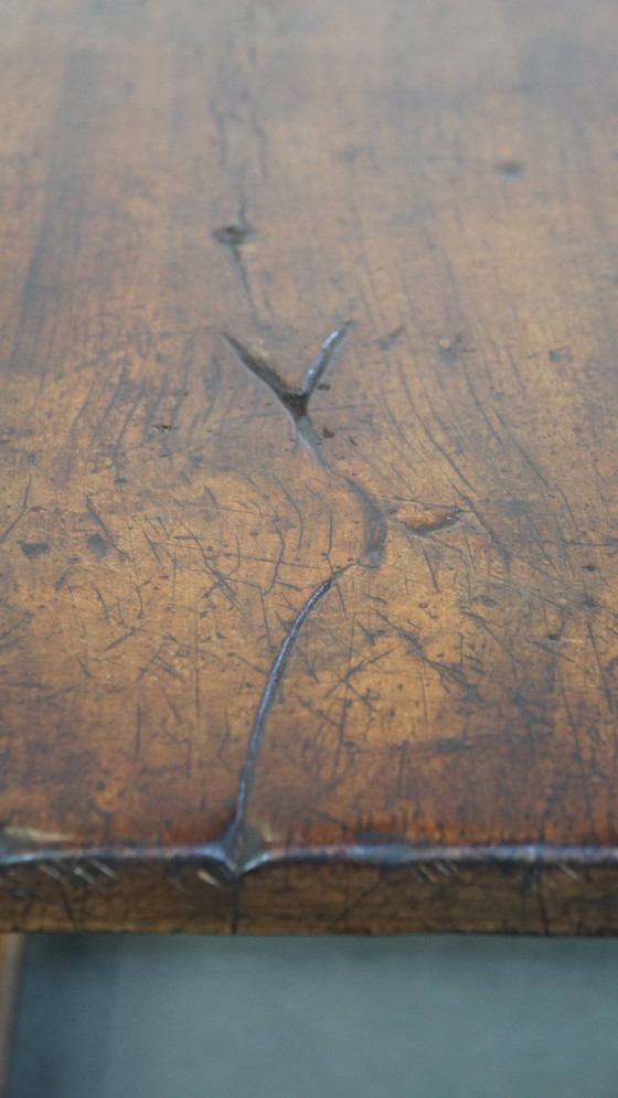 Image 1 of Vierkante Eettafel Met Een Lade