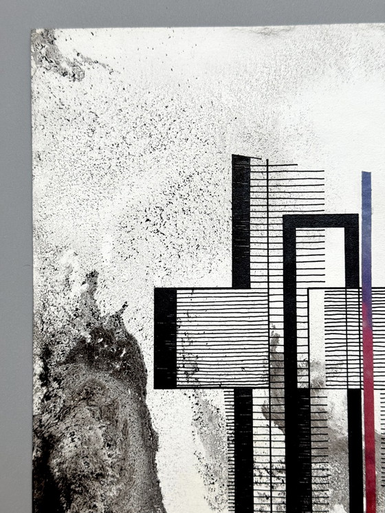 Image 1 of Eugène Eechaut (1928-2019) Abstrait + Collage, 1979