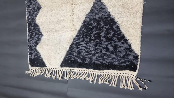 Alfombra tradicional Beni Ouraine tejida a mano y hecha a medida, 2/3 m – Alessi, Wool (photo 7 of 8)