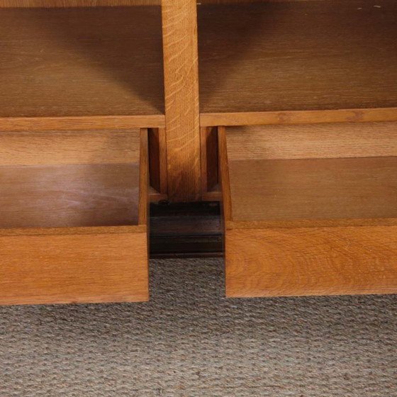 Image 1 of Gran armario de caoba, roble y nácar de los años 40