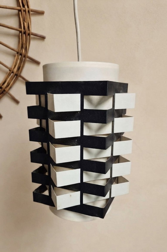 Pair of Rare Vintage Table Lamp, Sculptural Metal Design, 1970s, 20 x 85 cm (photo 10 of 12)