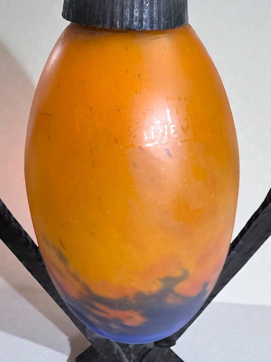 Image 1 of LAMP VAN MULLER BROTHERS, LUNÉVILLE - GESIGNEERD EXEMPLAAR, JAREN 1920