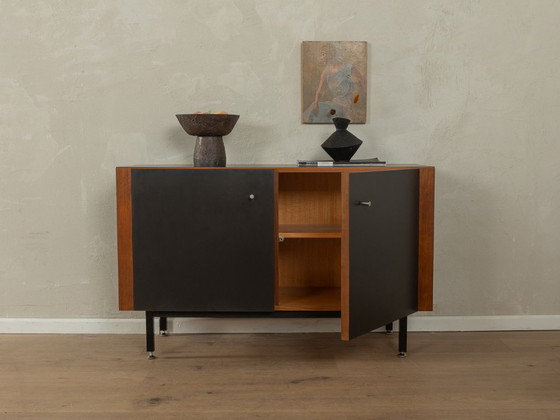 Image 1 of Jaren 60 ladekast met zwart corpus