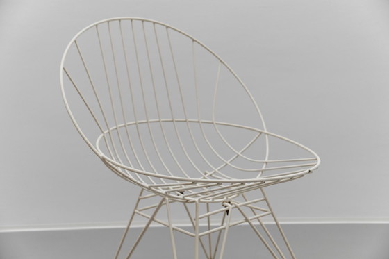 Image 1 of Combex Wire Chair and Combex Wire Table by Cees Braakman for Pastoe, Netherlands, 1950s, Set of 3